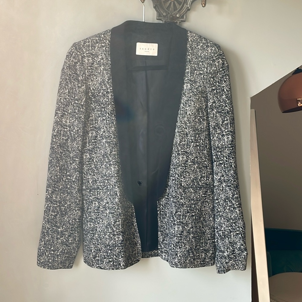 SANDRO heathered blazer